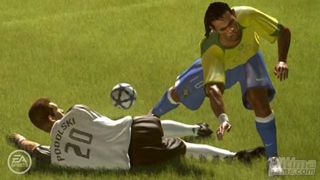 Primer video en movimiento de la versin Xbox 360 de FIFA 06