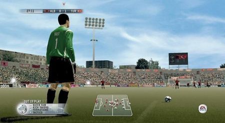 Primer video en movimiento de la versin Xbox 360 de FIFA 06