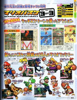 Galera de imgenes de Mario Slam Basketball