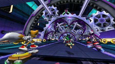 Blaze the Cat tambin correr en Sonic Riders - Zero Gravity