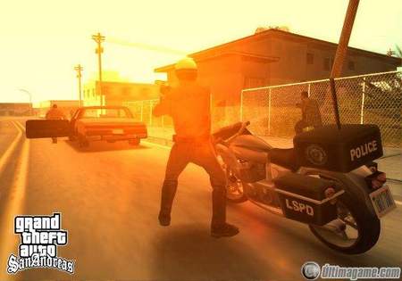 As es la versin HD para Xbox 360 de Grand Theft Auto: San Andreas