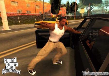 As es la versin HD para Xbox 360 de Grand Theft Auto: San Andreas